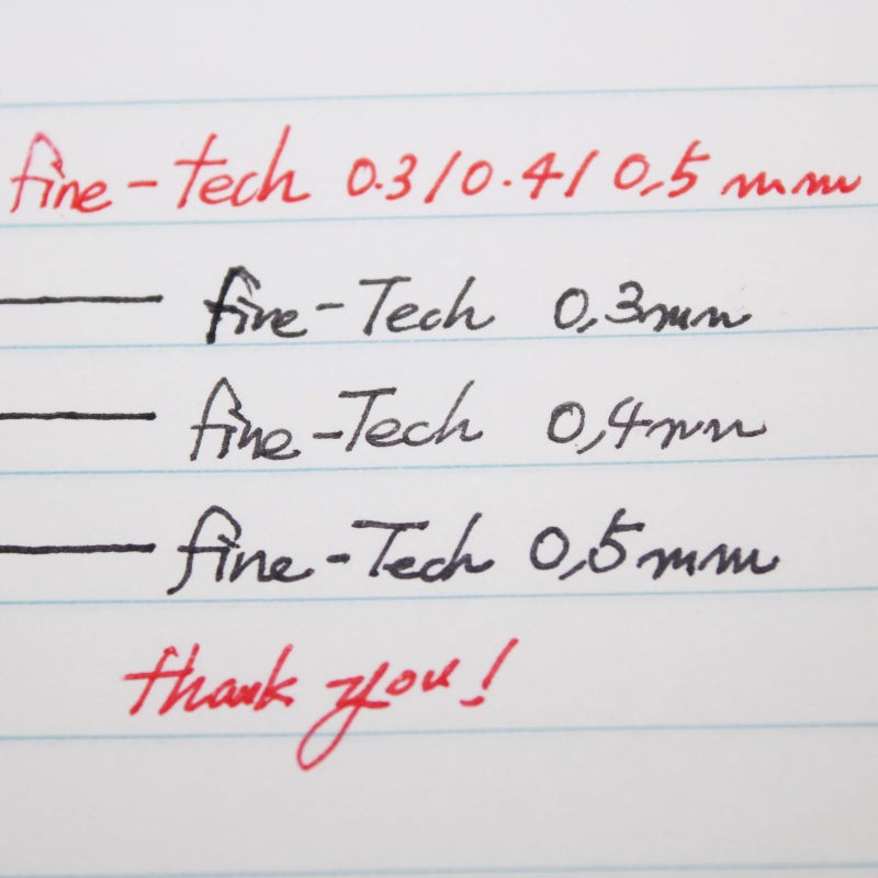 Dong-A X12 Fine Tech 0.5 Mm Gel Ink Rollerball Pen - Black - Pack of 12 Pens - Image 5